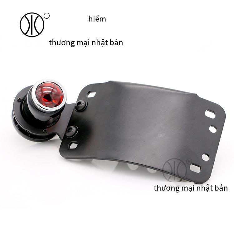 Đèn đuôi sửa đổi xe máy giá thấp nhất Đèn phanh Harley retro sửa đổi bên giá đỡ biển số khung khung biển số Harley Đèn hậu LED