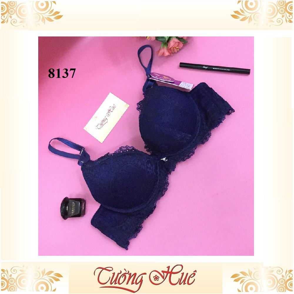 Áo lót nữ annie Bra 8137 áo ngực ren nâng vừa.