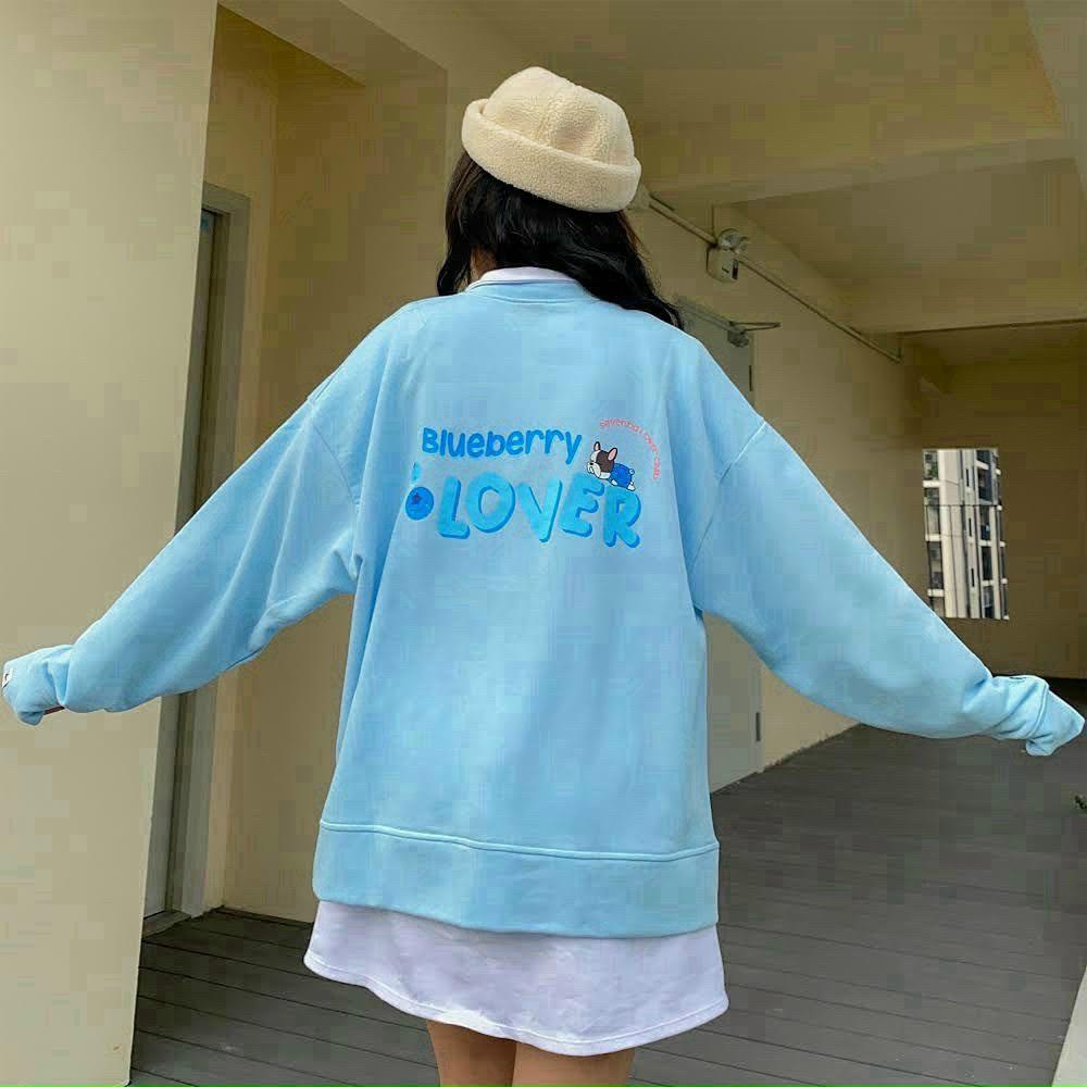 Áo Khoác Nỉ Cardigan Cài Cúc Dài Tay Dễ Thương Năng Độn