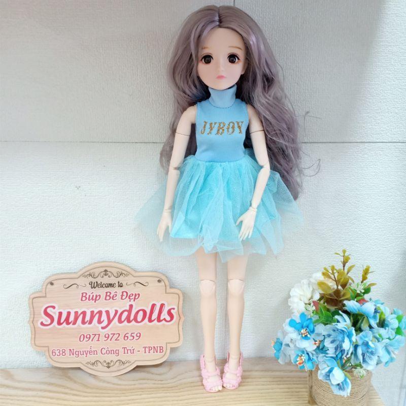 Búp Bê BJD 1/5 - 36cm Cơ Thể 21 Khớp Tóc Dài và Dày