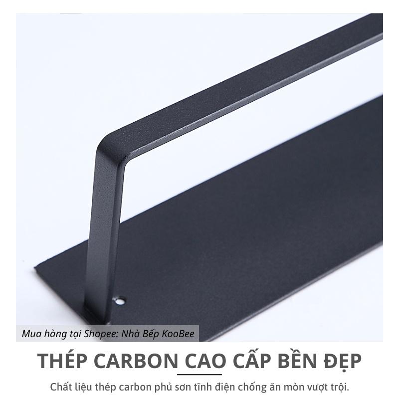 Kệ treo tường nhà bếp - Móc treo giấy lau bếp đa năng, cuộn giấy vệ sinh không cần khoan đục KooBee