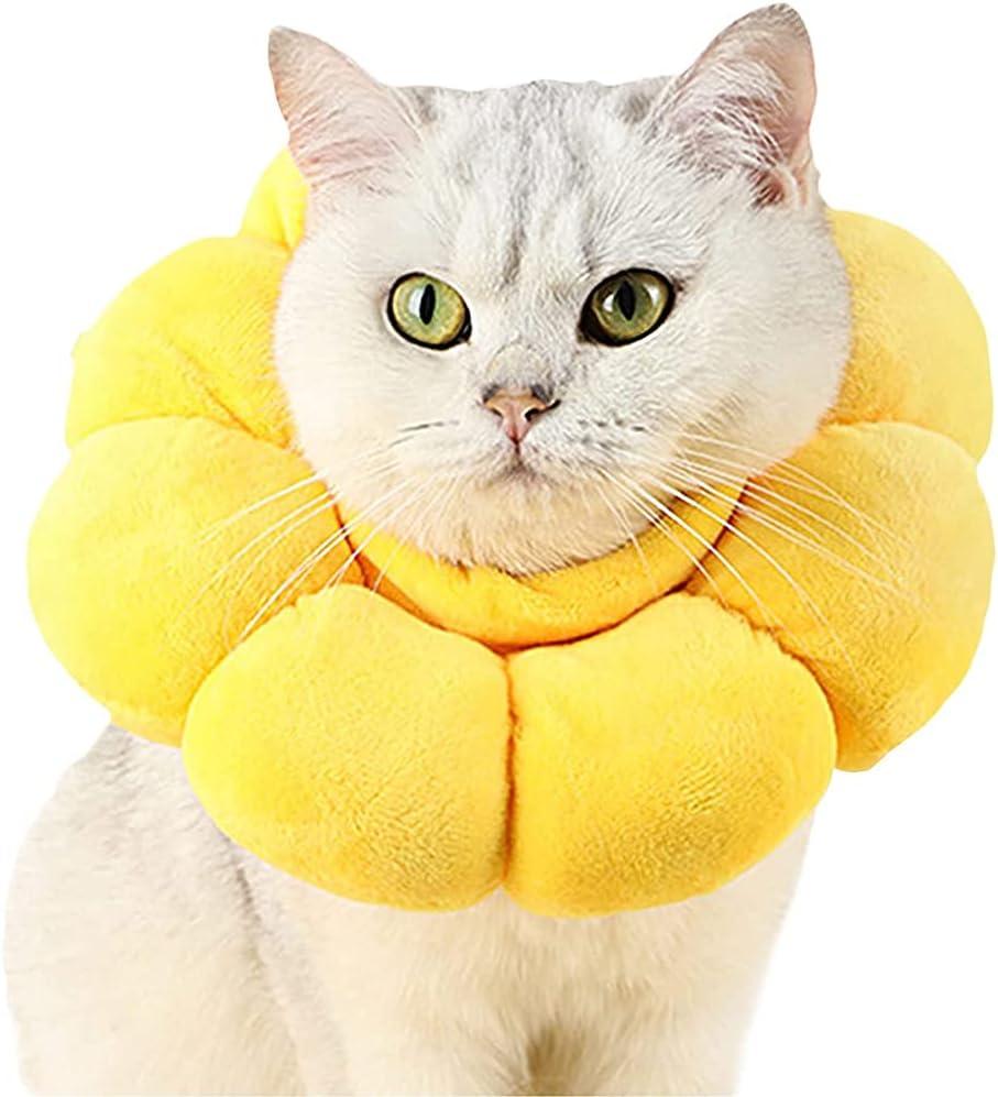 Vòng cổ bảo vệ động vật có thể điều chỉnh, vòng cổ phục hồi mèo, vòng cổ chống cắn chống cắn, đối với mèo chống cắn sau khi phẫu thuật