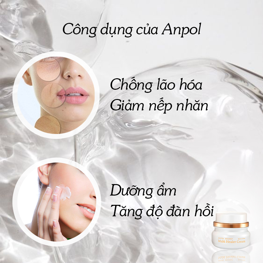 Bộ Mỹ Phẩm Thiên Nhiên Chăm Sóc Da Chuyên Sâu Cao Cấp Hàn Quốc Anpol Secrer Multi Healer (50ml) Giúp Dưỡng Trắng Và Chống Lão Hoá Dành Cho Mọi Loại Da