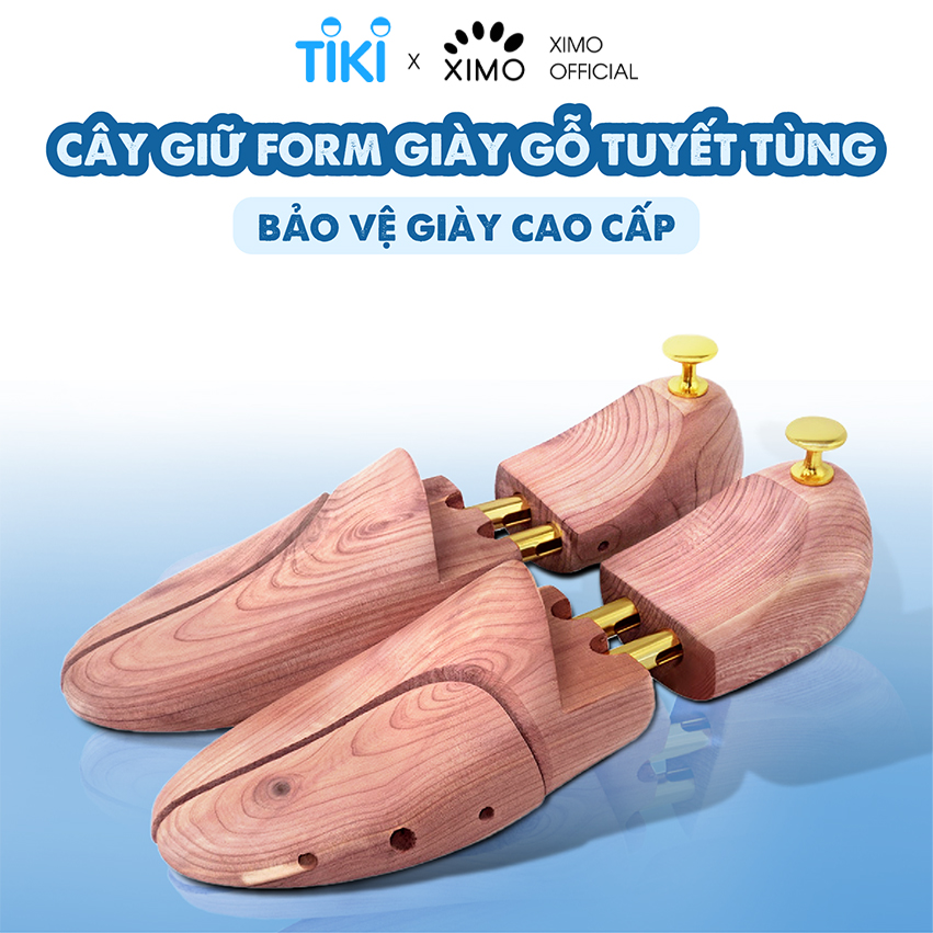 Cây giữ form giày chất liệu gỗ tuyết tùng cao cấp XIMO (XCGFG05)