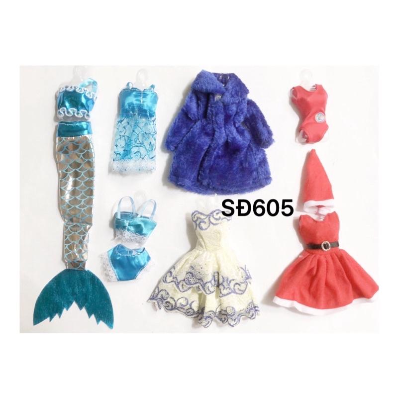 Combo 6 loại quần áo búp bê 30 cm