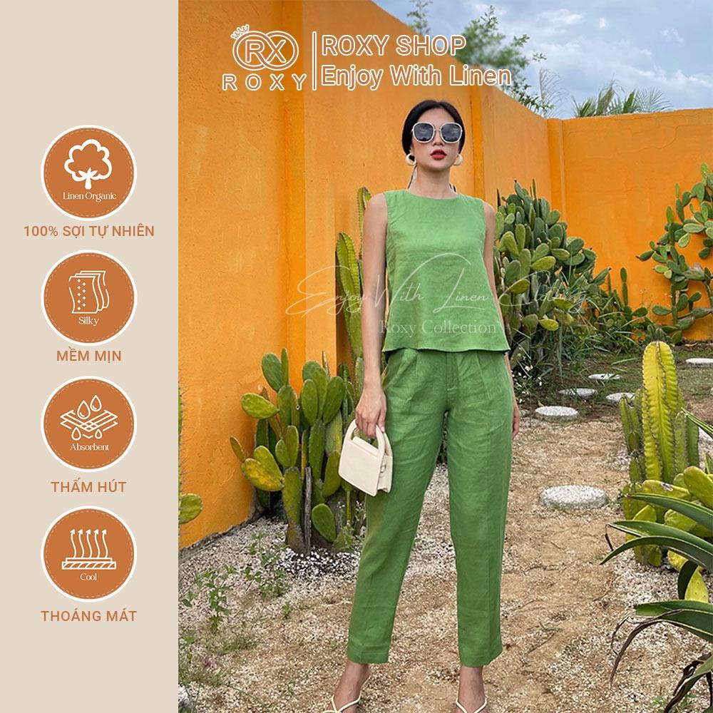 Quần Linen Baggy Cao Cấp Form Vừa