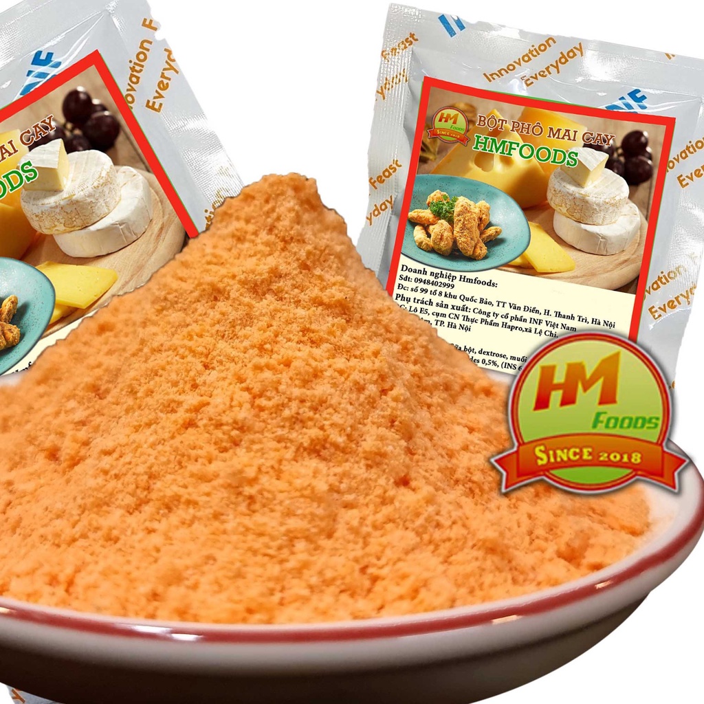 Bột Phô Mai Rắc HMFOODS Nhập Úc Gói 100gr