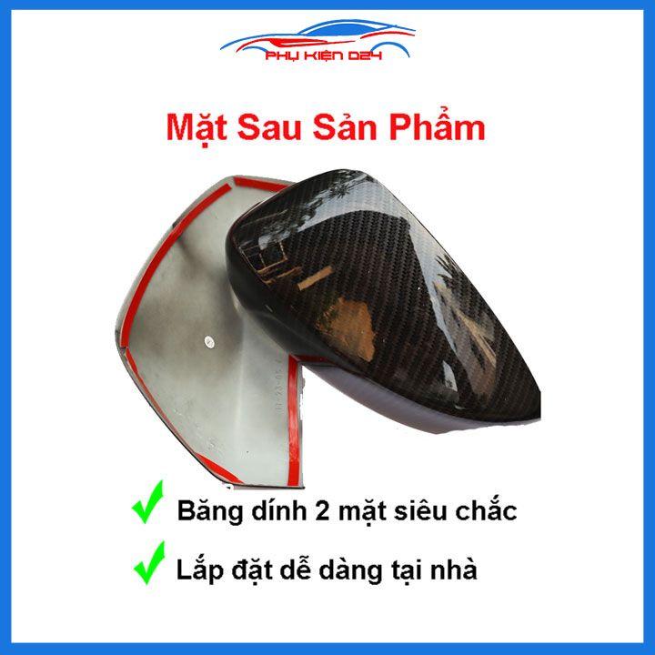 Ốp gương CX8, CX-8 2019-2020-2021-2022 vân Cacbon bảo vệ chống trầy trang trí làm đẹp xe