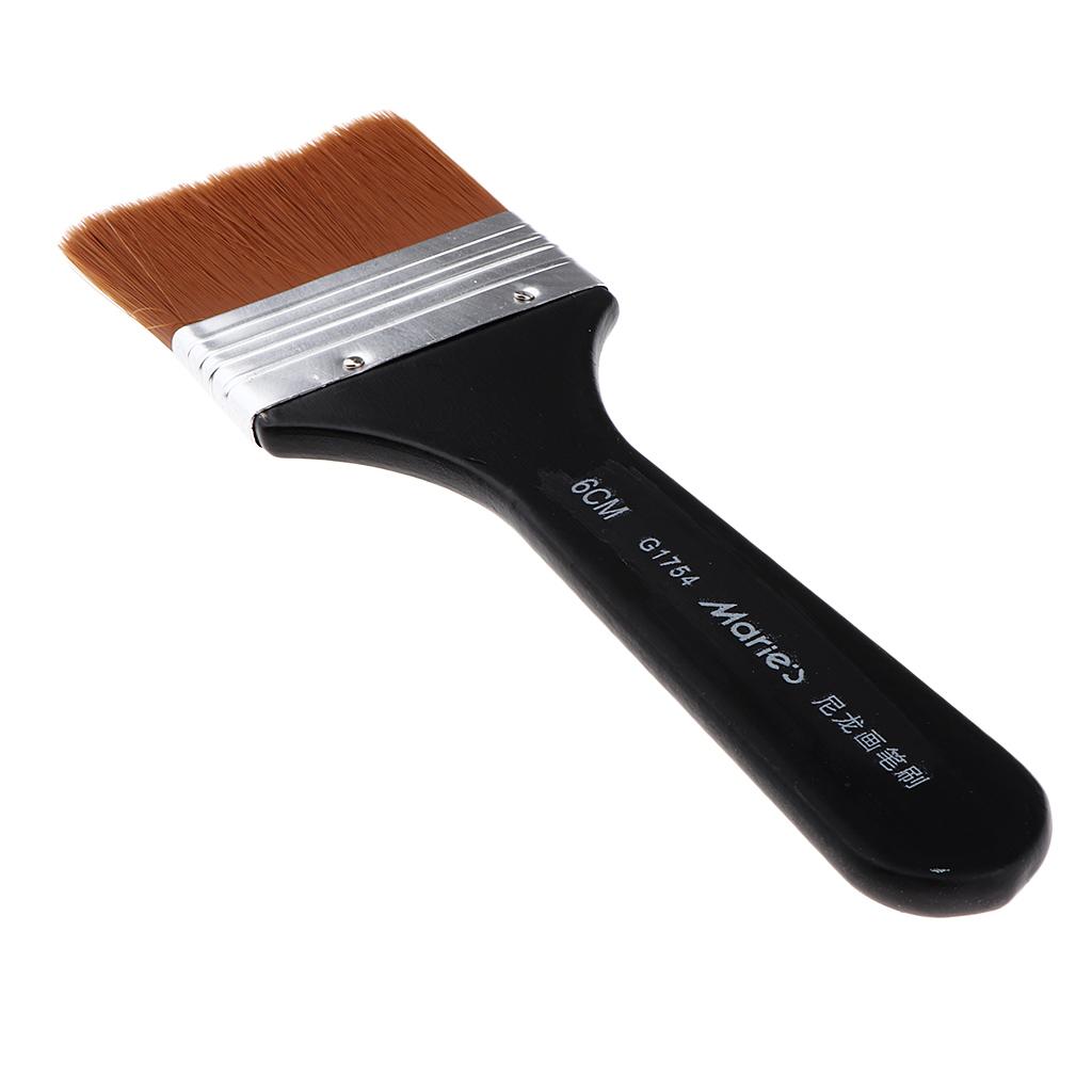 Nylon paint brush for acrylic watercolor wood wall watercolor art