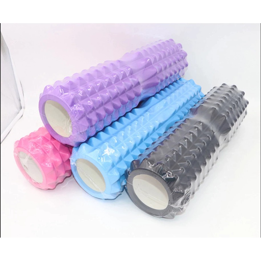 Con lăn cột sống Foam Roller Massage gai 45*13 cm- Ống Lăn Dãn Cơ Tập Gym, Yoga, Thể Hình