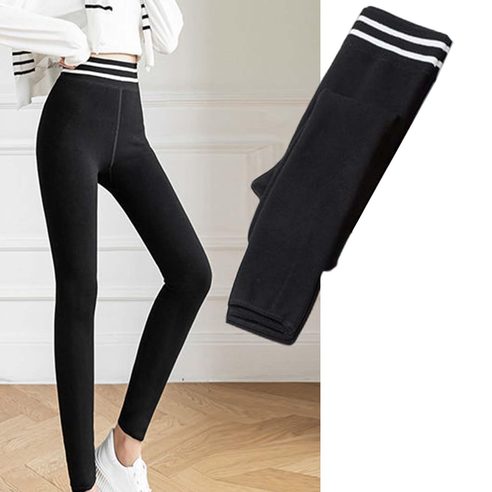 Women Winter Leggings Soft Skinny Comfortable Trousers Elastic Thick Warm