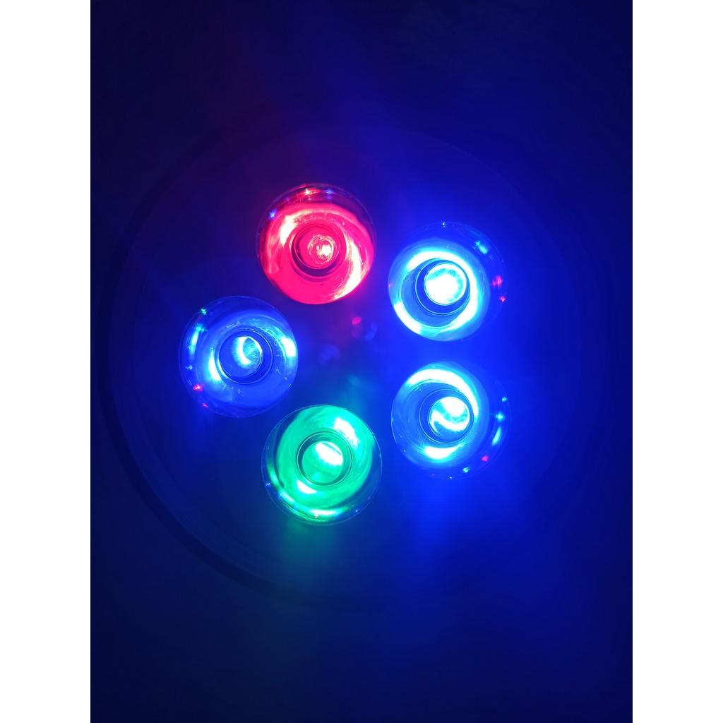Đèn đế gỗ 5W (RGB) - led kệ gỗ BamBoo 5W (RGB) - đèn thủy sinh-tiểu cảnh - phụ kiện thủy sinh- shopleo