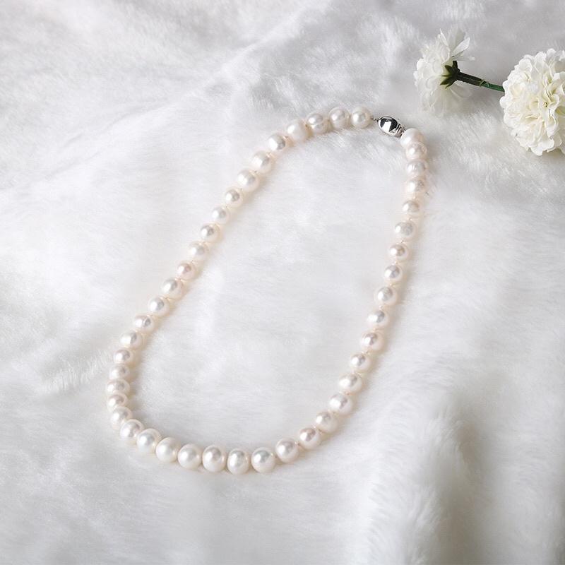 Chuỗi Đeo Cổ Khóa Bạc S925 Trẻ Trung - Trường Thịnh Ngọc Trai