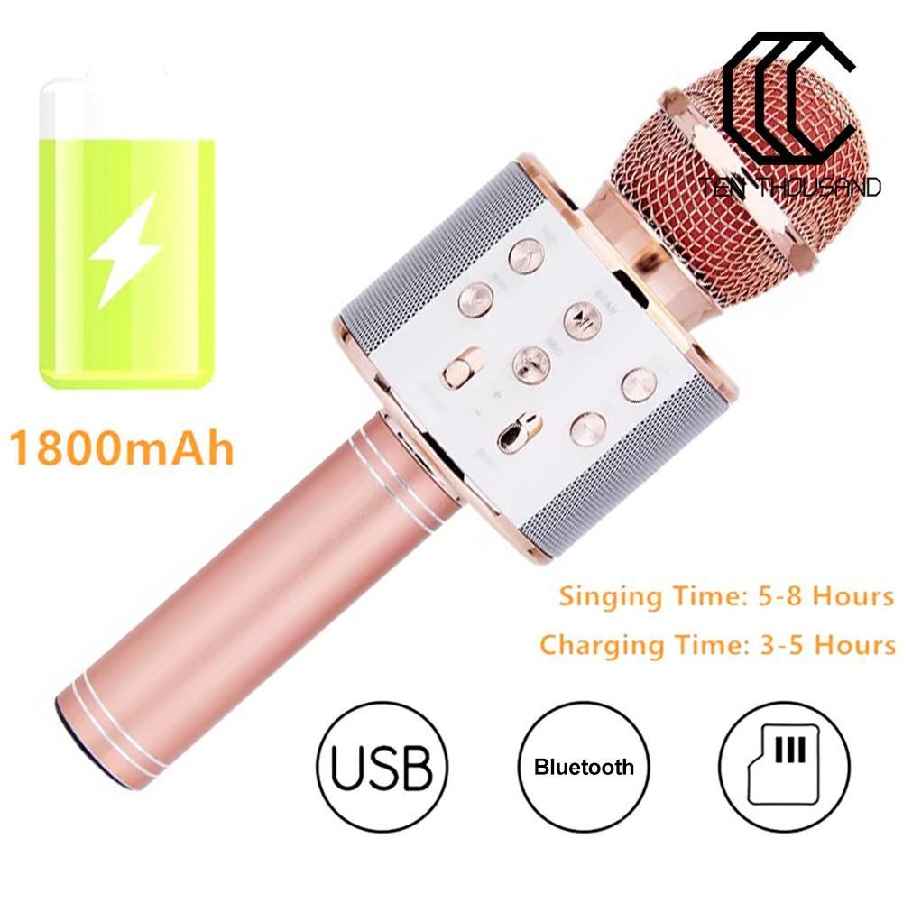 Micro Bluetooth Không Dây Hát Karaoke T ~ Ws858