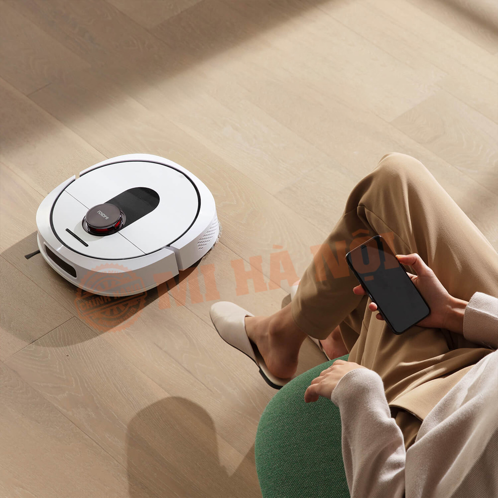 Robot Hút Bụi Lau Nhà XIAOMI ROIDMI EVA Tự Đổ Rác, Giặt Giẻ, Sấy Khô Diện Tích Hoạt Động 250m2 Công Suất 48W Áp Suất 3200 Pa - Hàng Chính Hãng