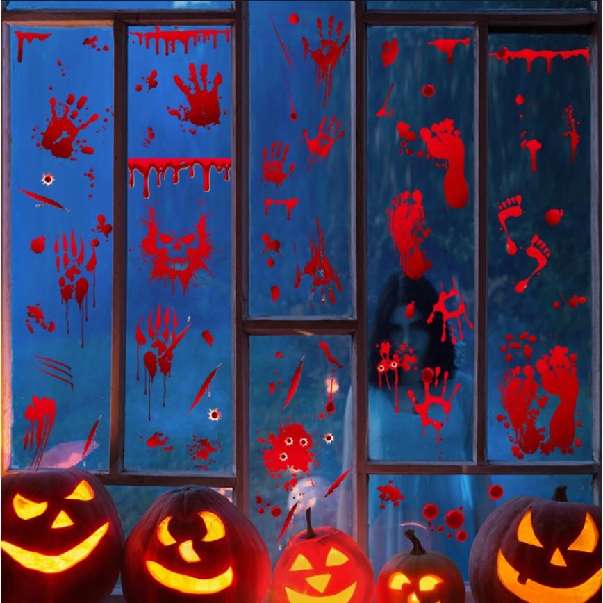 Decal dán tường trang trí - HALLOWEEN TỔNG HỢP NHIỀU MẪU MỚI 2021