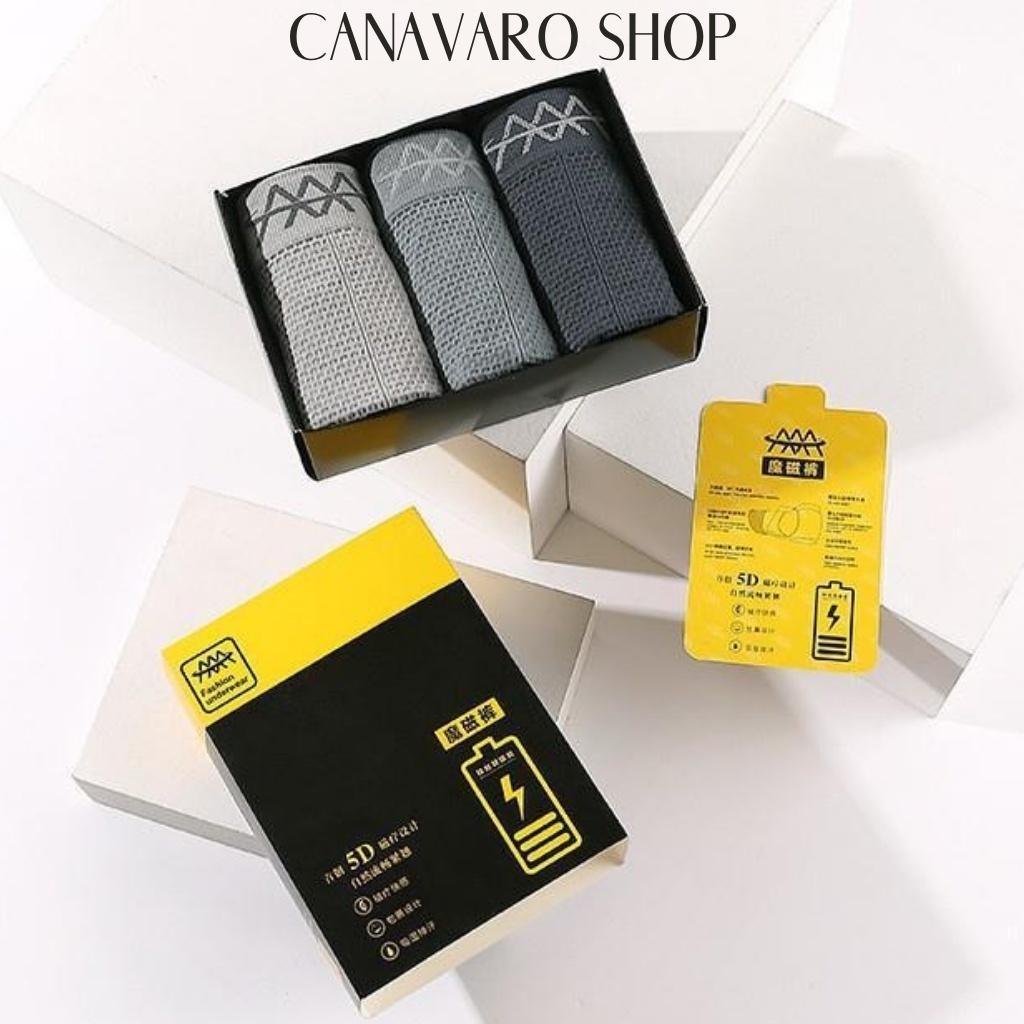 Quần sịp xì đùi nam cao cấp quần lót nam đùi co giãn 4 chiều 5D 45-65kg CANAVARO SHOP CN702