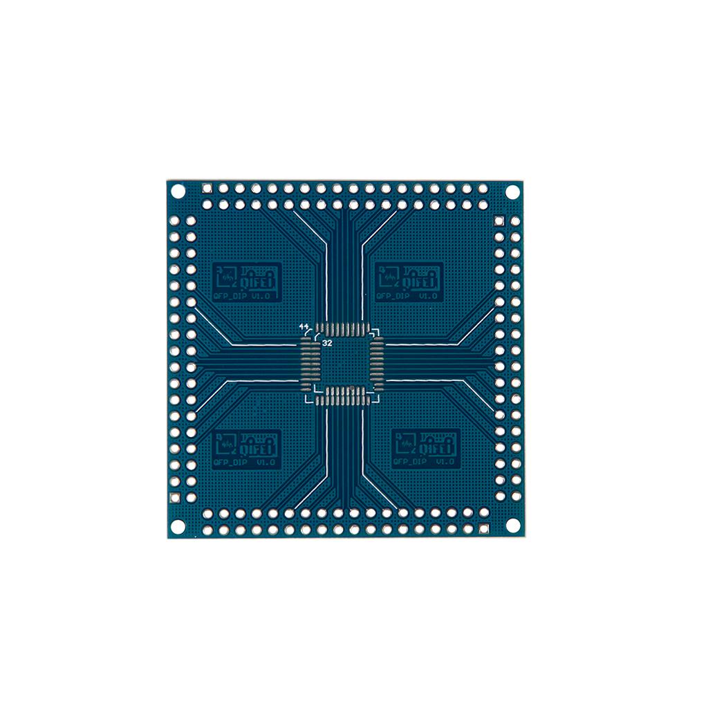 QFP 32-144 Pin Dip Switch Via Double-sided Pin Board