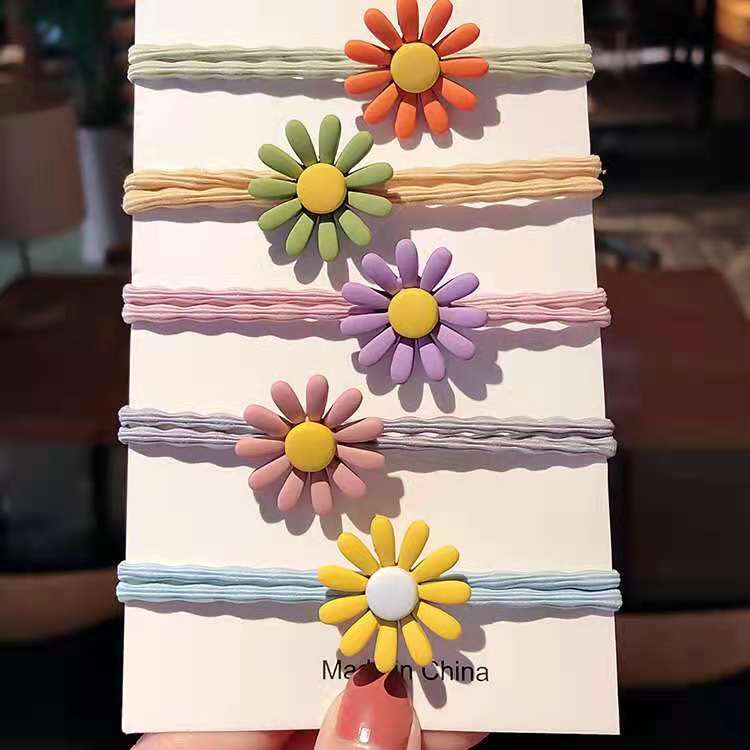 Dây Buộc Tóc Hoa Cúc HALEY Thời Trang Hàn Quốc Cho Nữ