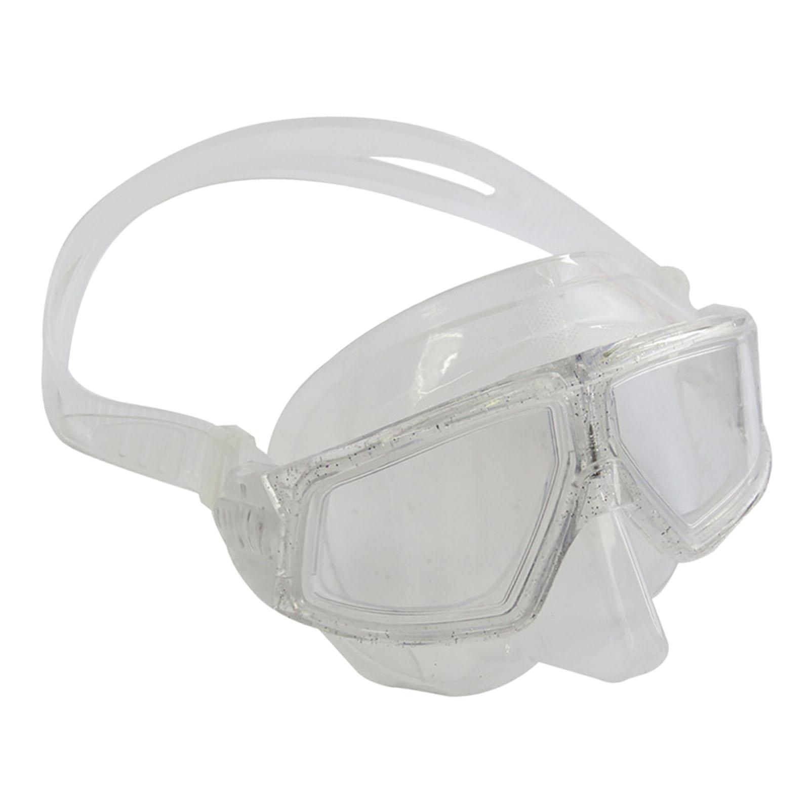 Dive Goggles Free Diving Goggles with Nose Cover Snorkel Goggles Panoramic Eyewear