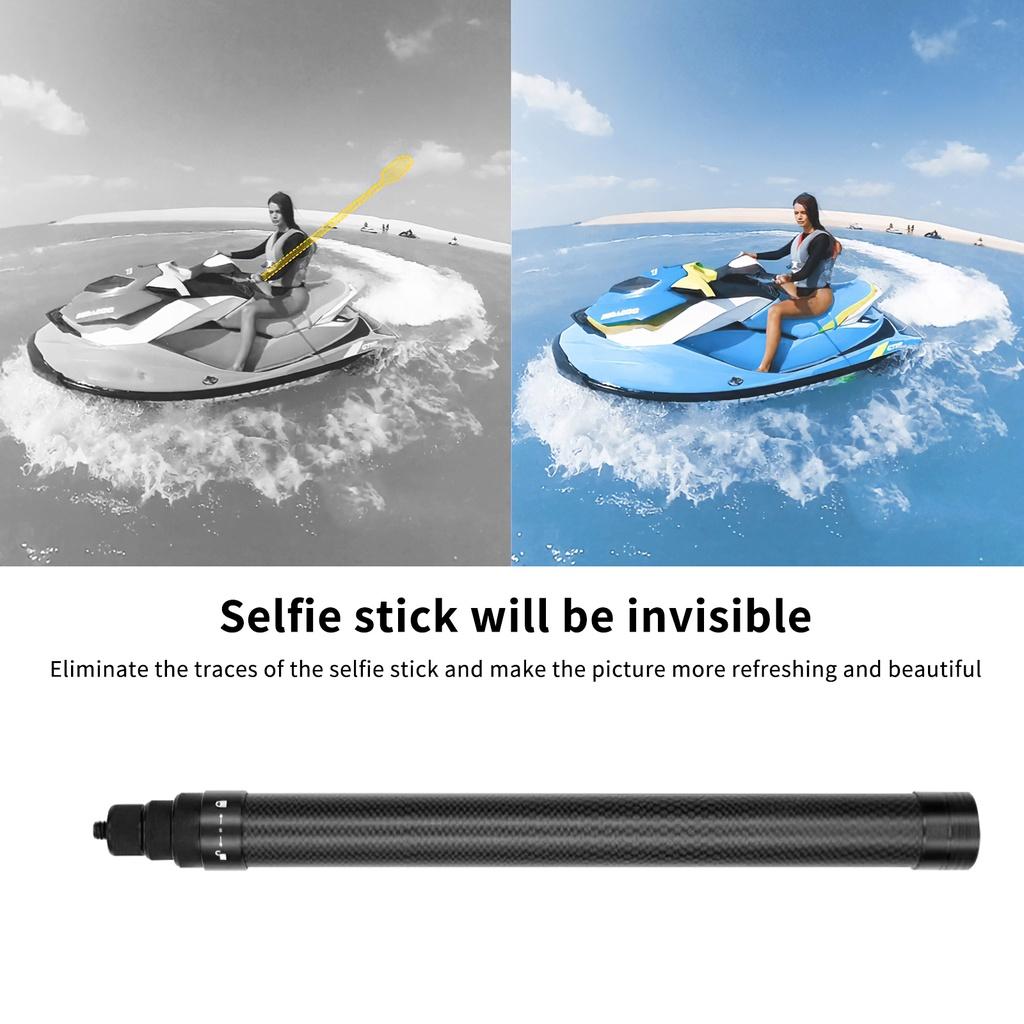 1 5m Selfie Stick Telescopic Selfie Stick Ultralight Carbon Fibre Selfie Rod Standard 1/4 Thread Portable Selfie ELEN