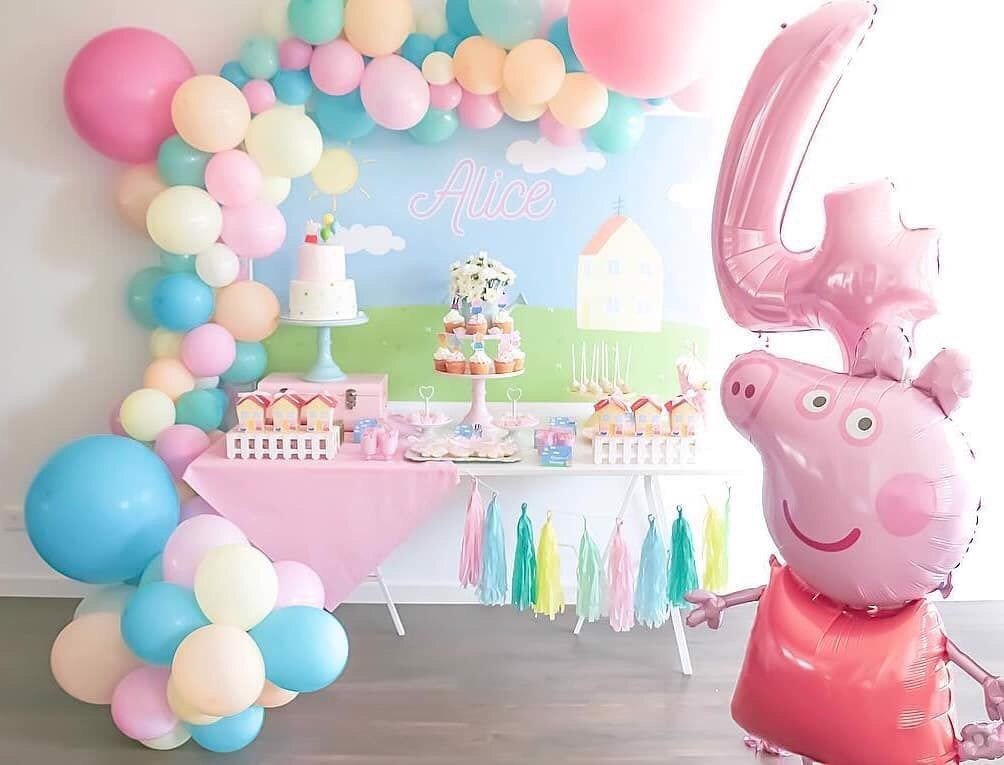 Set bong bóng trang trí sinh nhật heo Pep pa Pig CCH31