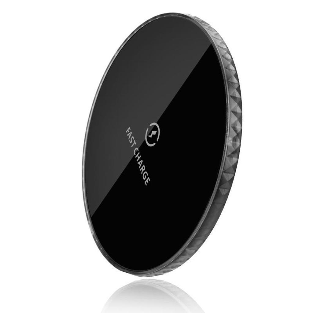 Wireless  15w  Charging Pad QC 3.0 for   Black