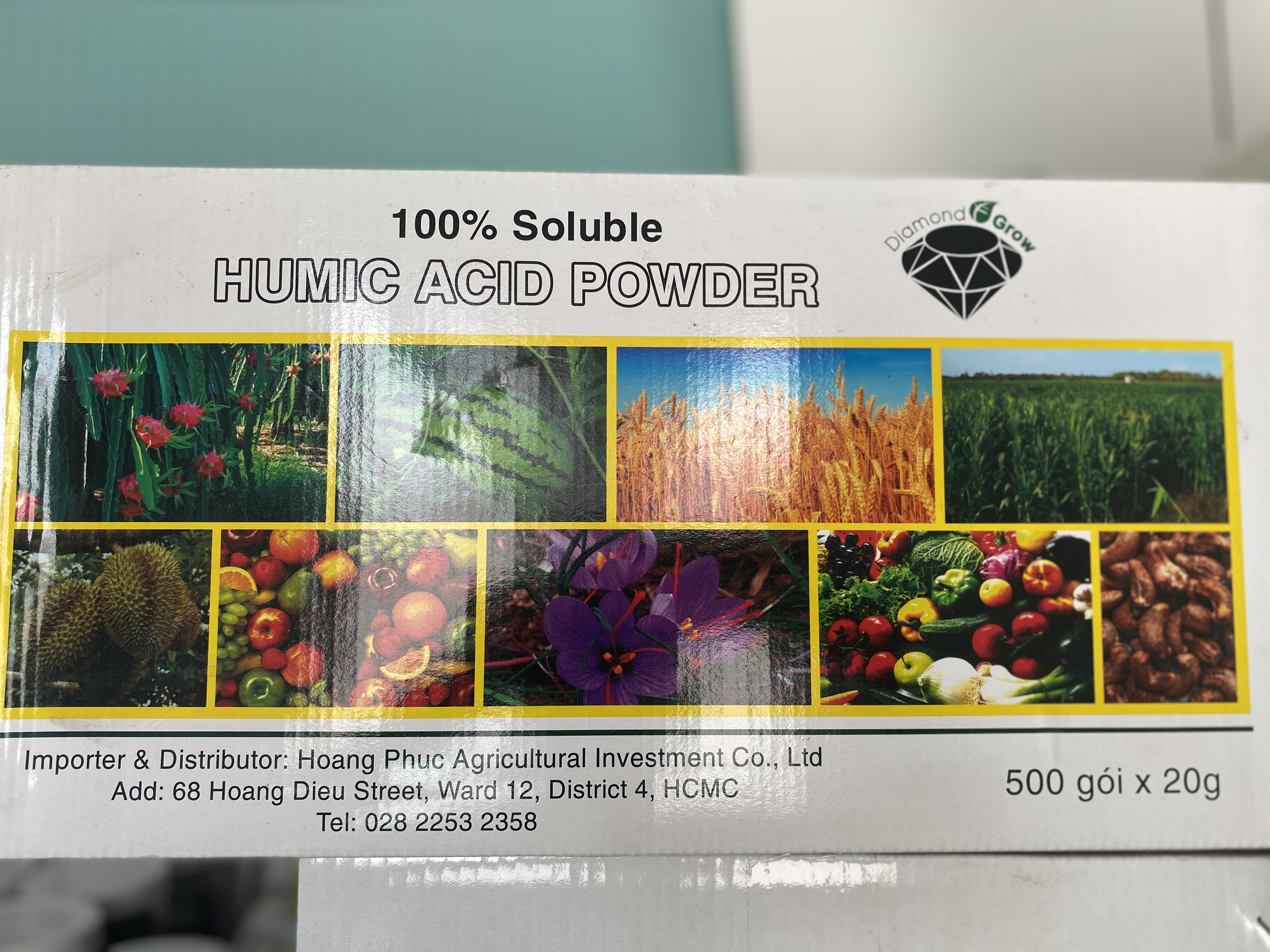 Phân Sinh Học 100% SOLUBLE HUMIC ACID POWDER GÓI 20g KÍCH THÍCH PHÁT TRIỂN BỘ RỄ KHOẺ MẠNH, TĂNG NĂNG SUẤT CÂY TRỒNG, SỬ DỤNG CHO CÂY ĂN TRÁI , CÂY CÔNG NGHIỆP, CÂY LƯƠNG THỰC, CẤY KIỂNG,...