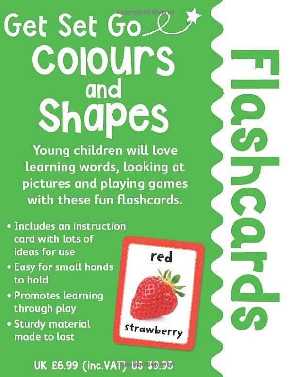 Get Set Go: Flashcards - Colours And Shapes