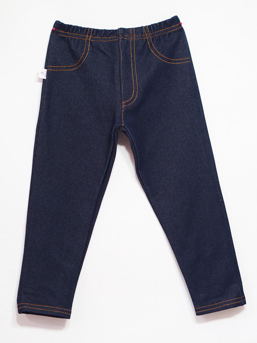 Quần legging giả jean cho trẻ em - Xanh nhạt - 1