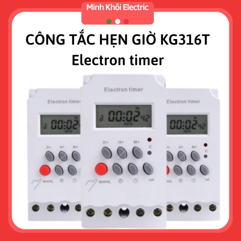 công tắc hẹn giờ thông minh KG316T Electrontimer,thiết bị hẹn giờ bật tắt tự động,timer điện tử