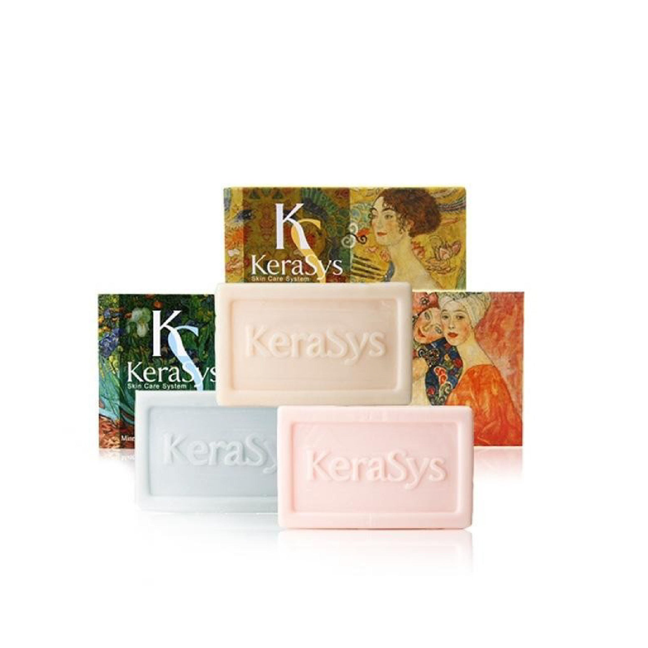 Xà bông tắm giúp da mịn màng và dưỡng ẩm hiệu quả dành cho da khô KERASYS Silk Moisture Bar 100g - Hàn Quốc Chính Hãng