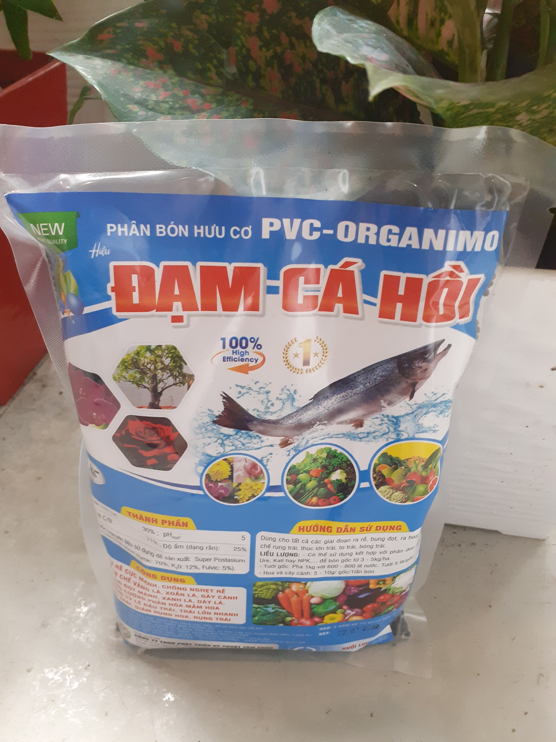 Đạm cá hồi phân bón hữu cơ