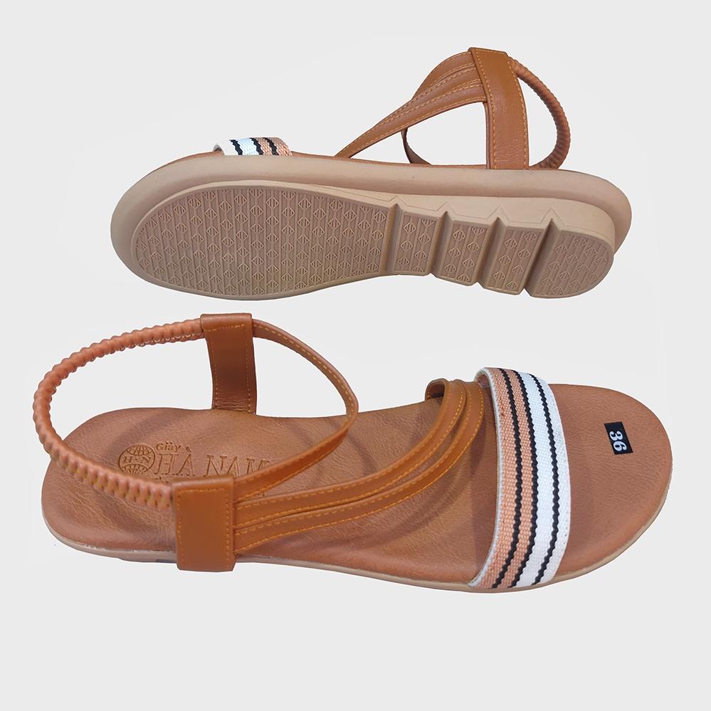 Giày Sandal Nữ Đết Bệt HÀ NAM Quai Dây Mảnh Thời Trang Da Bò cao cấp DNU2113c