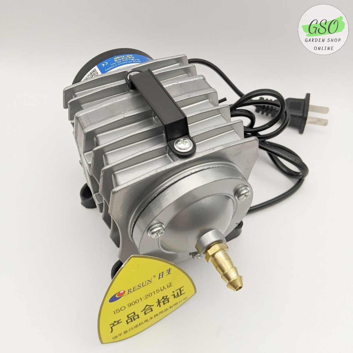 Máy bơm oxy - máy sủi công nghiệp cho cá cảnh hiệu ACO-002 tặng 6m dây oxy + 6 cục sủi