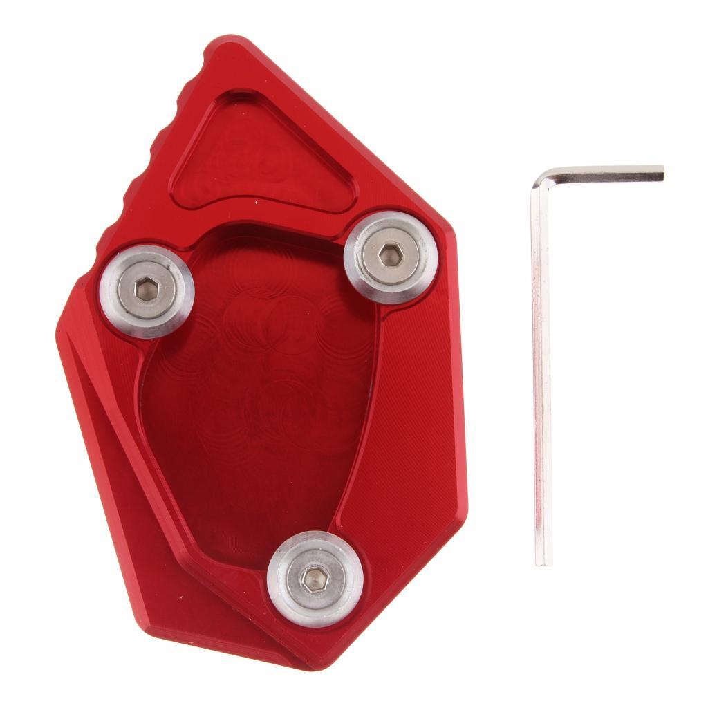 Durable Motorcycle Kickstand Support Plate for 250 300 400 Red