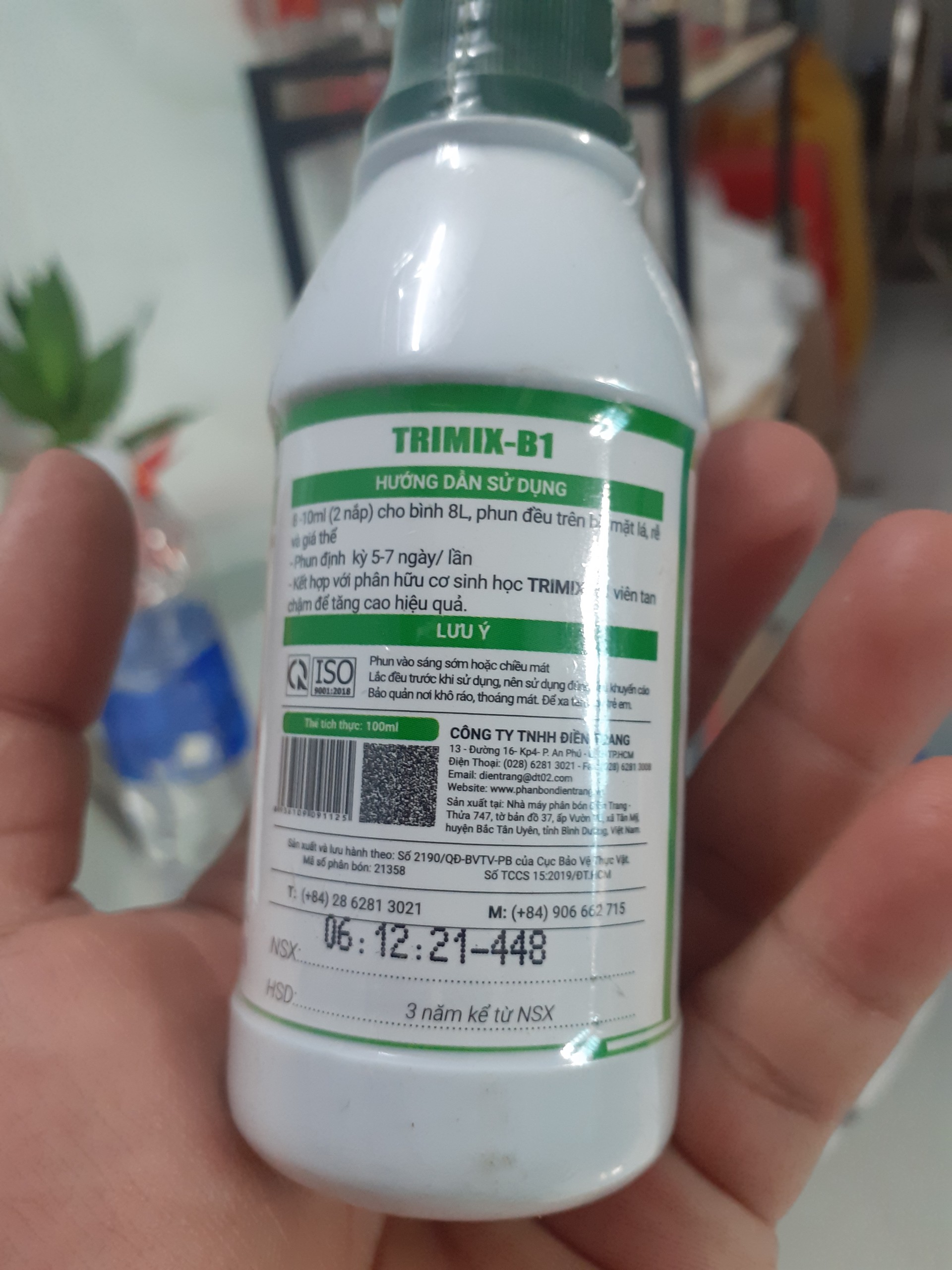Phân nước Hòa tan nhanh – B1 – Kích rễ Lan – Trimix Vitamin B1