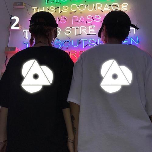 Áo thun Unisex phản quang Naruto   Có size tay lỡ