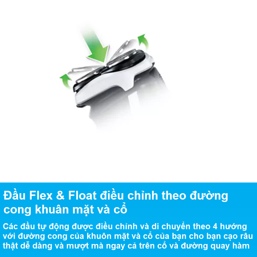 Máy cạo râu khô và ướt, thương hiệu Hà Lan Philips Norelco PT724 - Hàng Chính Hãng