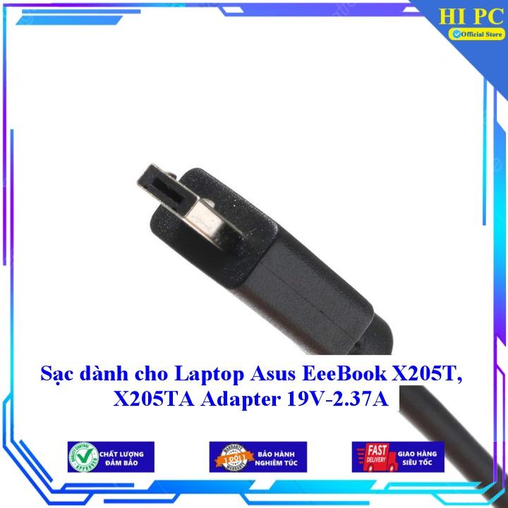 Sạc dành cho Laptop Asus EeeBook X205T X205TA Adapter 19V-2.37A - Hàng Nhập khẩu