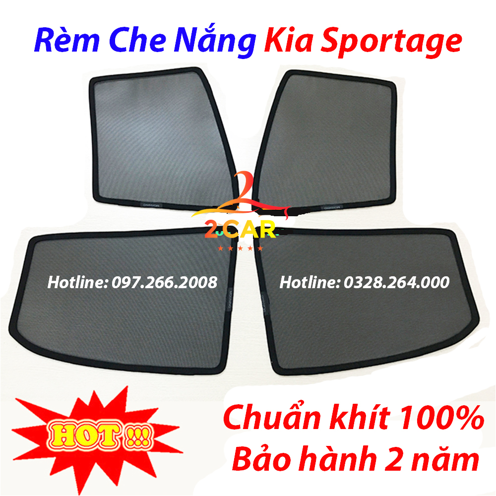 Rèm Che nắng xe KiA Sportage 2010-2014 loại 1 có hút nam châm