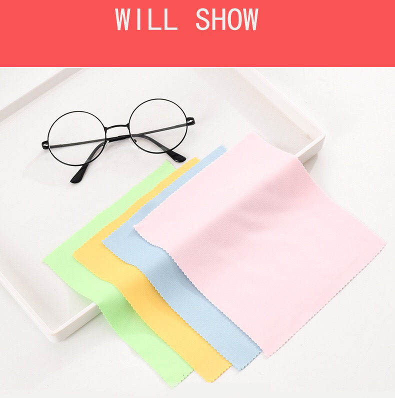 Set 5 khăn lau kính mắt, vải lau kính, đồng hồ điện thoại cotton thoáng khí PK6