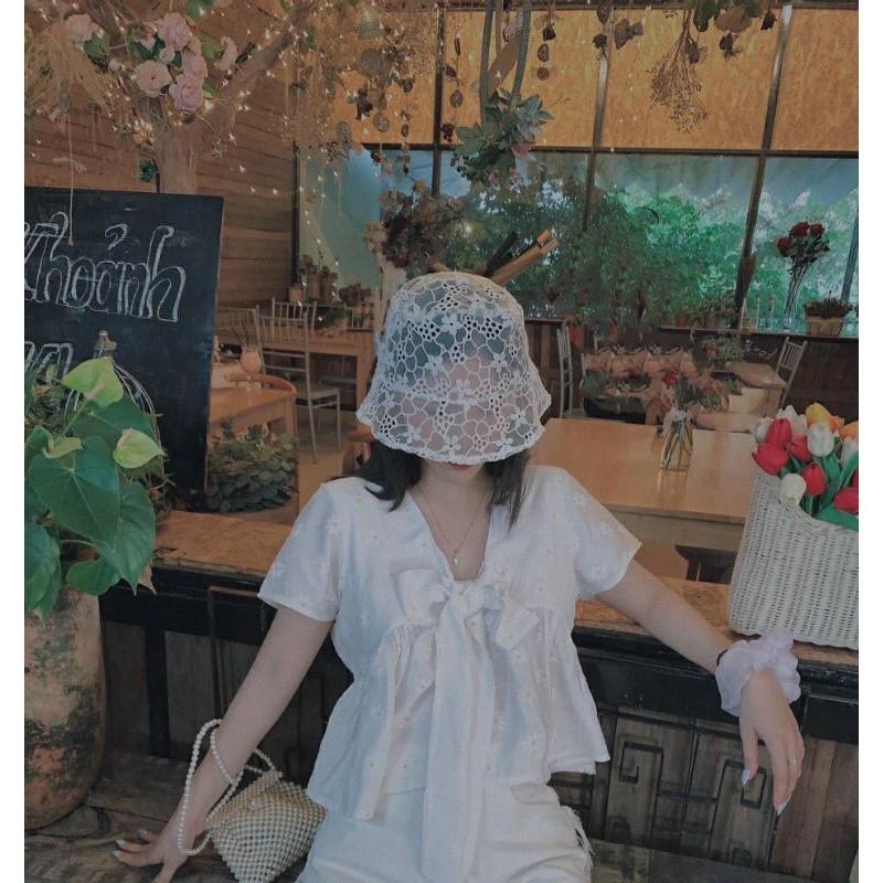 Áo babydoll HOA CÚC