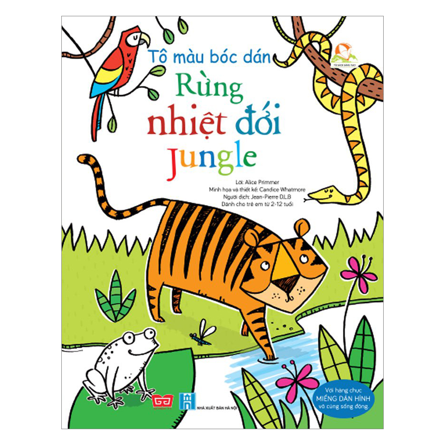 Tô Màu Bóc Dán - Rừng Nhiệt Đới - Jungle