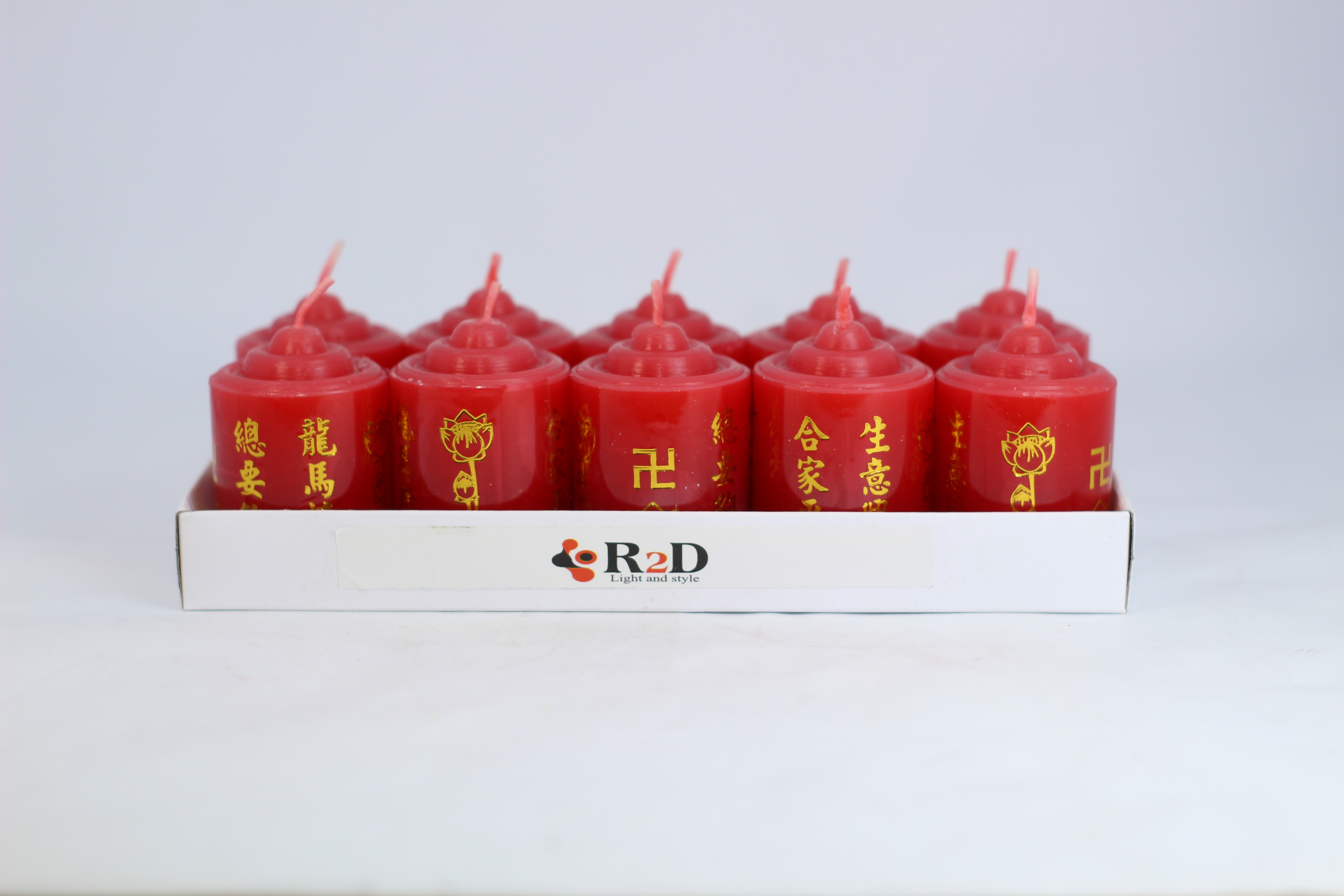 Nến thắp sáng đỏ, nến năm mới, nến đoàn viên, nến viên [lốc 10 viên], size mini, màu đỏ/ vàng từ shop R2D, dùng thắp sáng, trang trí, thờ cúng, thành phần tự nhiên, lành tính.