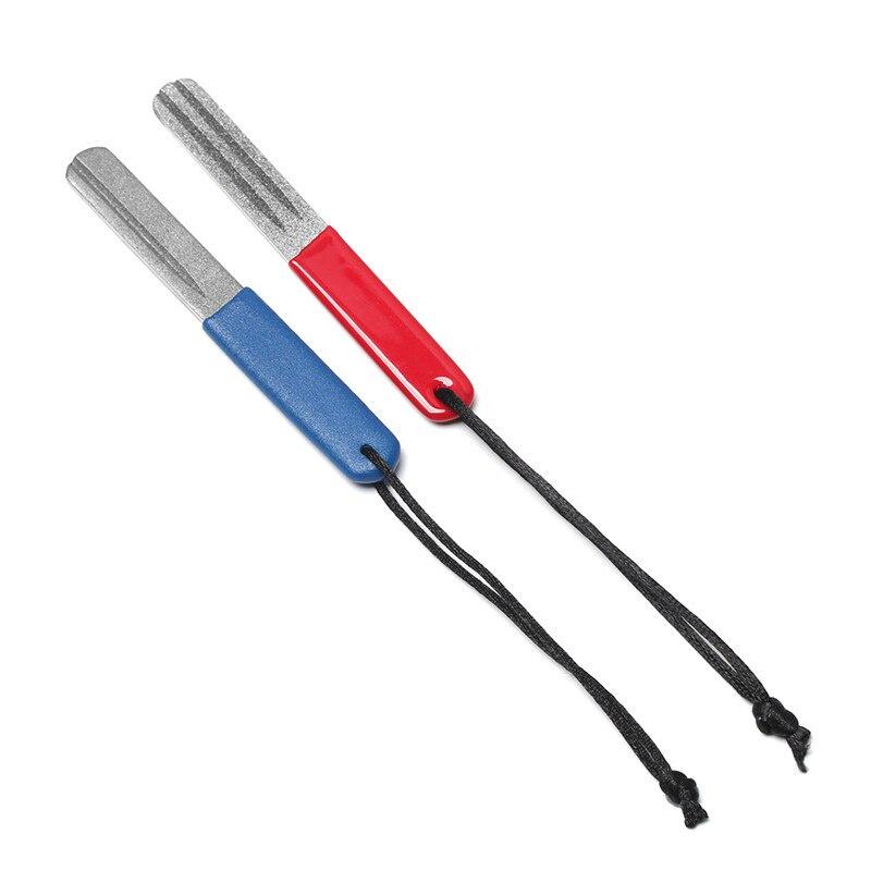 1pcs Hot Portable Outdoor Double Groove Fishing Hook Sharpening Hone New Fishing Grinding Hook Sharpener Tool Fish Accessories