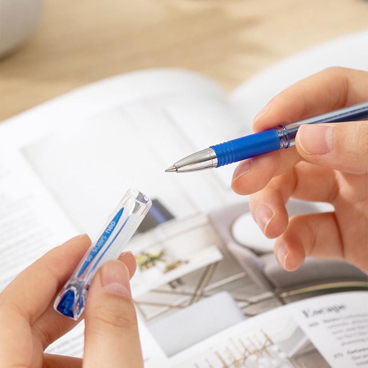 Bút Gel 0.5 mm - Deli EG85-BK - Mực Đen