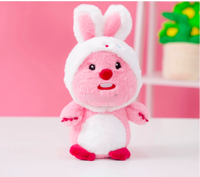 Thú nhồi bông Loopy tai heo đáng yêu - Size 23cm - Nón ngẫu nhiên - Quà tặng gấu bông Loopy hải ly cosplay cute nhiều mẫu.