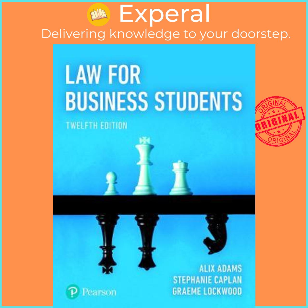 Sách - Law for Business Students by Alix Adams