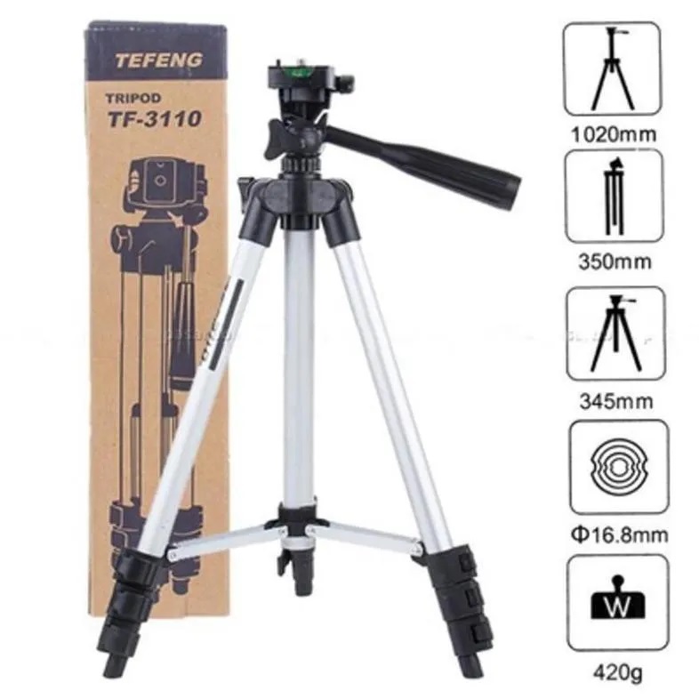 Chân máy ảnh Tripod 3110 tặng Giá kẹp điện thoại, Remote bluetooth và Túi đựng - JL - HÀNG CHÍNH HÃNG